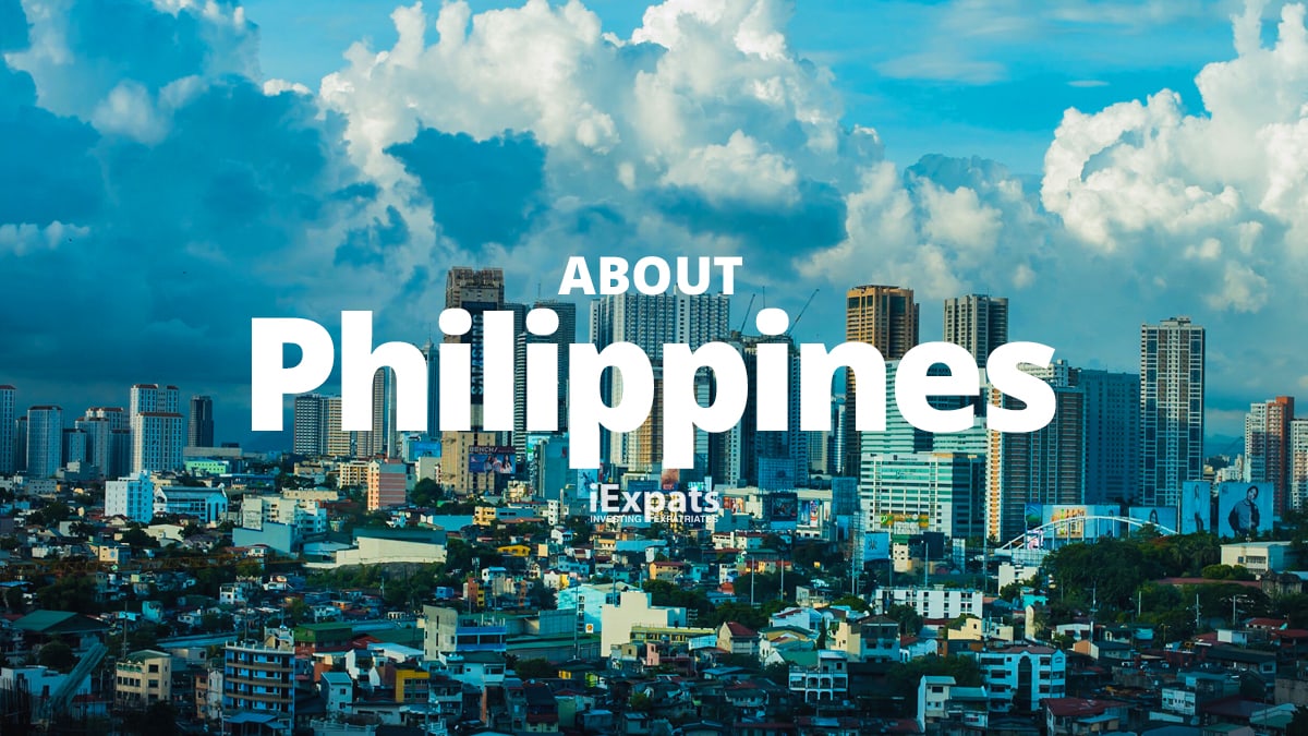 About the Philippines with skyline of Manila