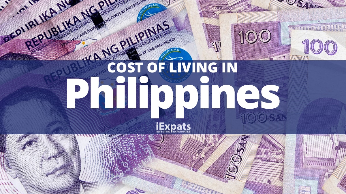 Cost of living in the Philippines, showing the Philippine Peso currency