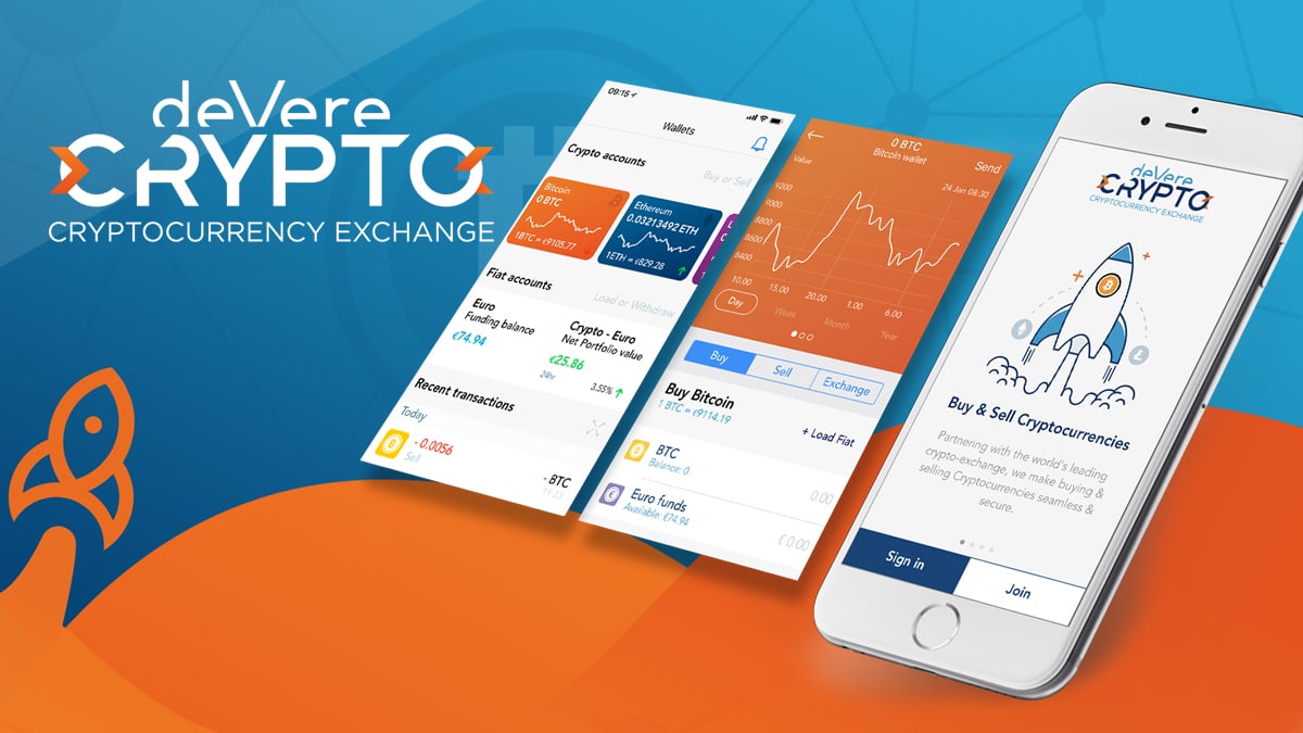 deVere Crypto Fintech app for expats to trade cryptocurrency
