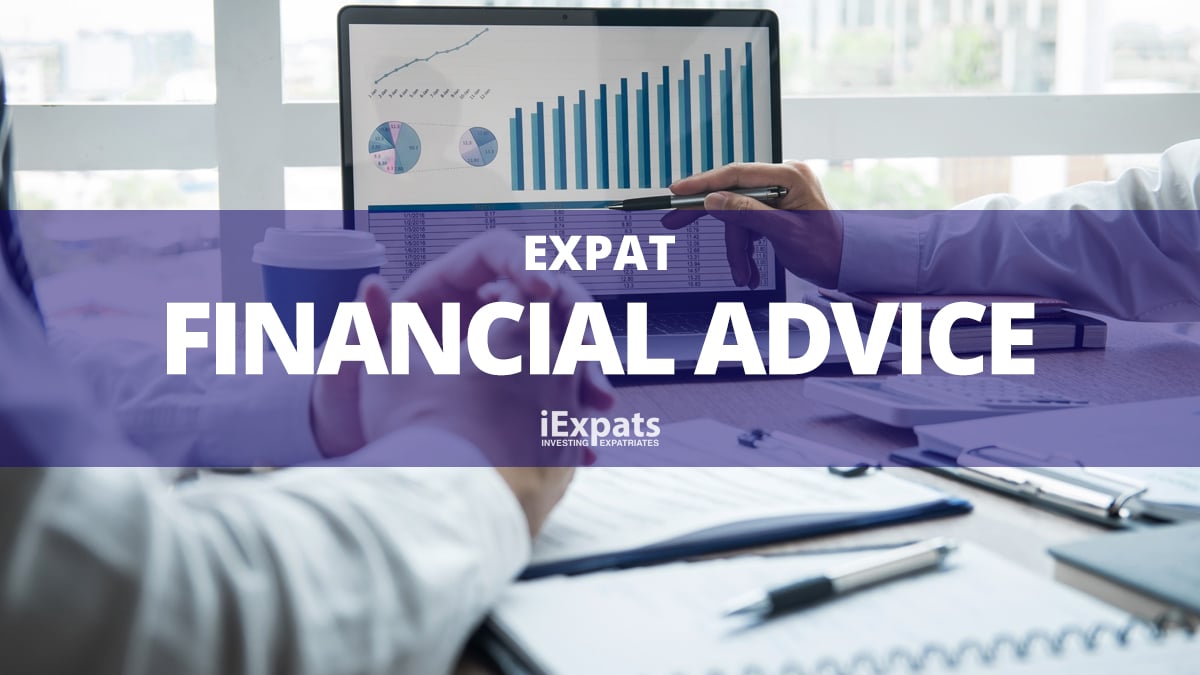 An expat receiving financial advice
