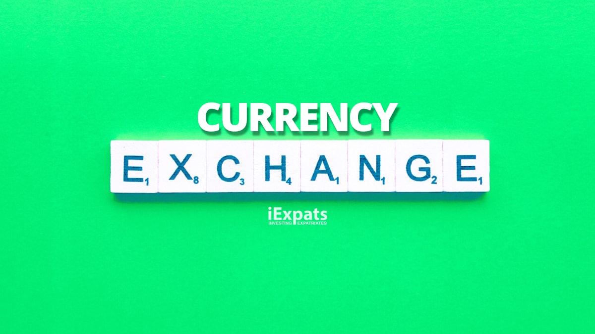 Currency Exchange written on blocks