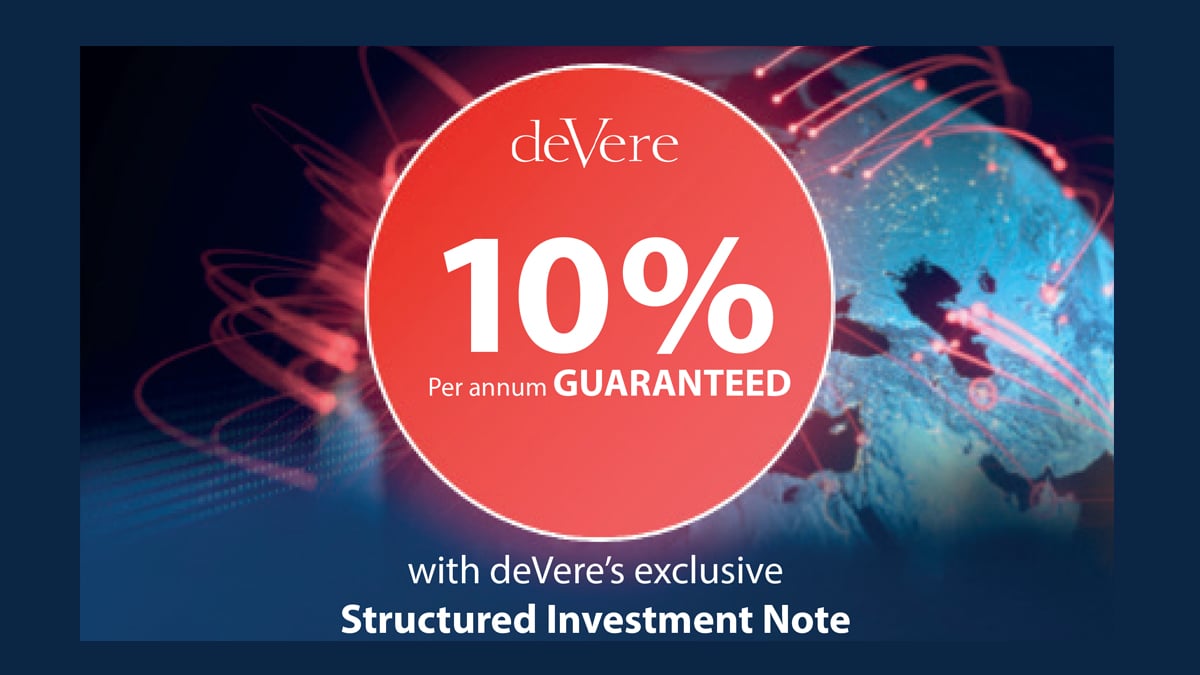 deVere 10% guaranteed structured investment note