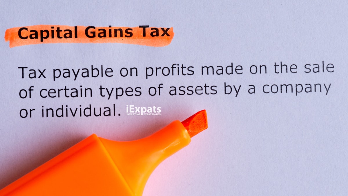 Capital Gains Tax high lighter pen