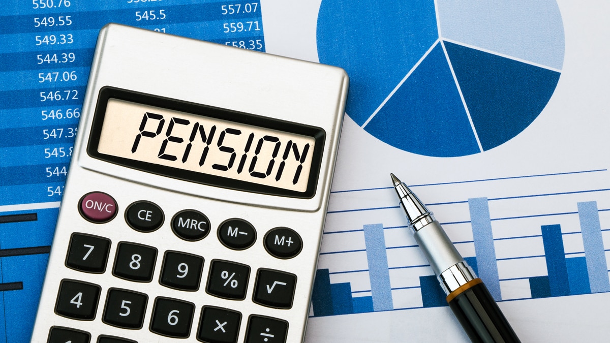 Calculator and a pension transfer value report