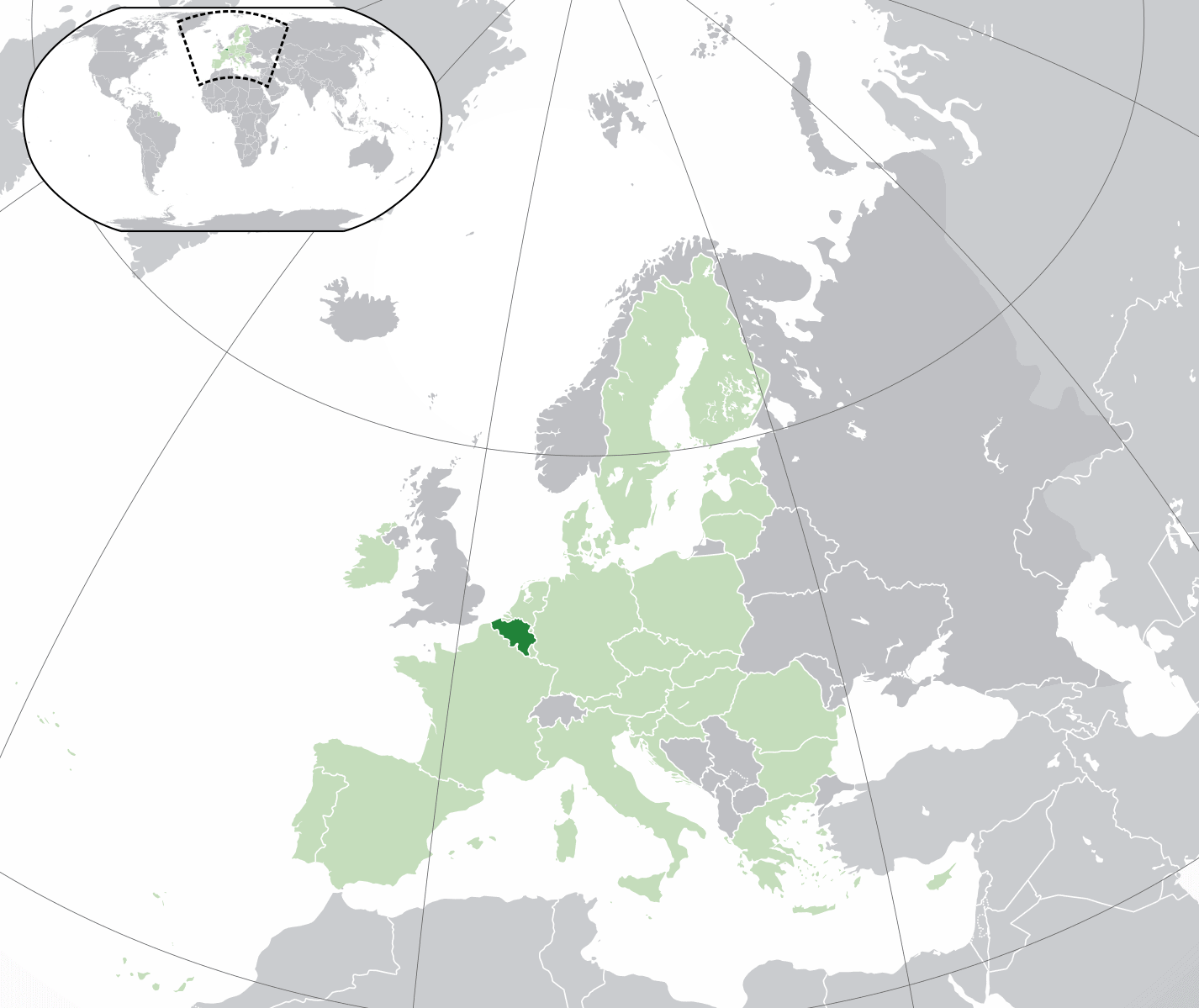 Belgium location map
