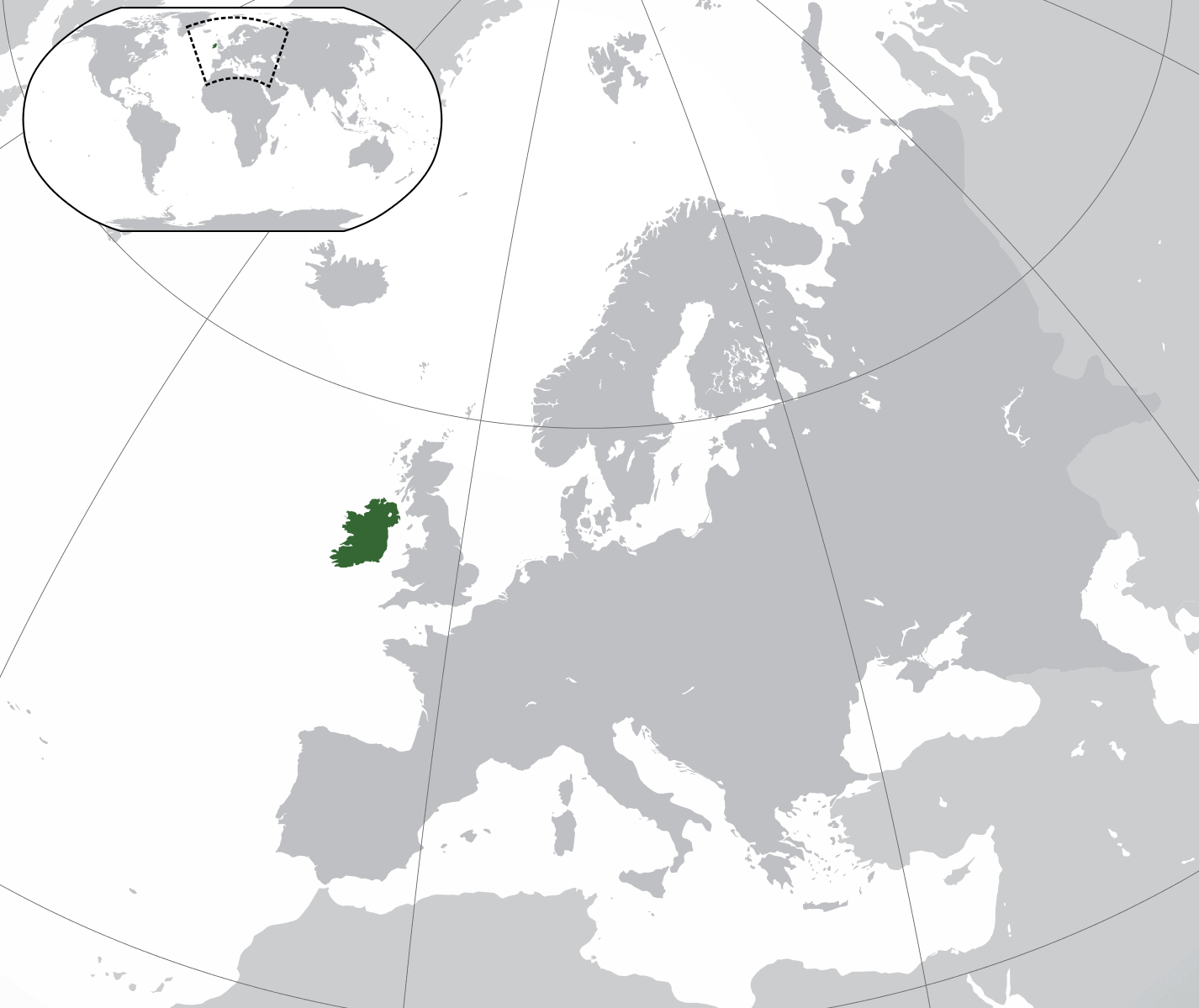 Republic of Ireland map