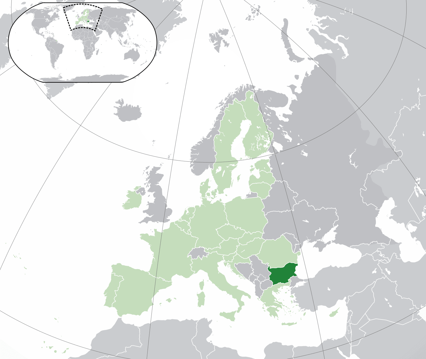 Bulgaria map location