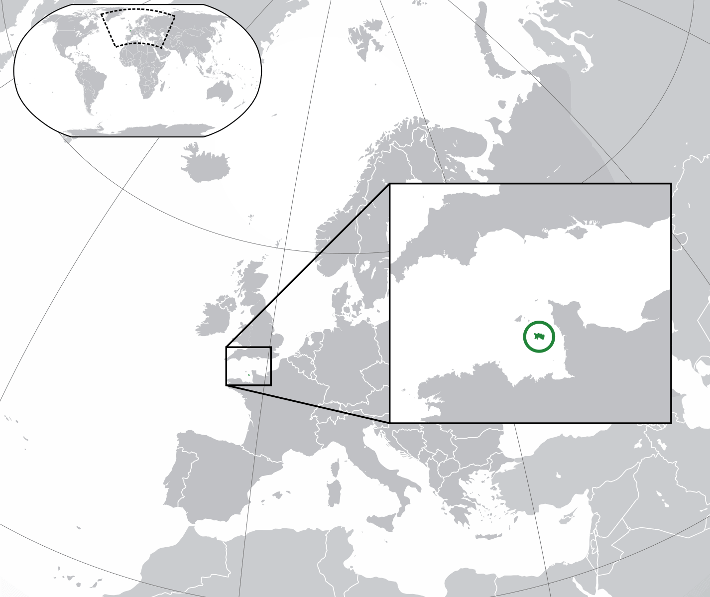 Jersey Location Map