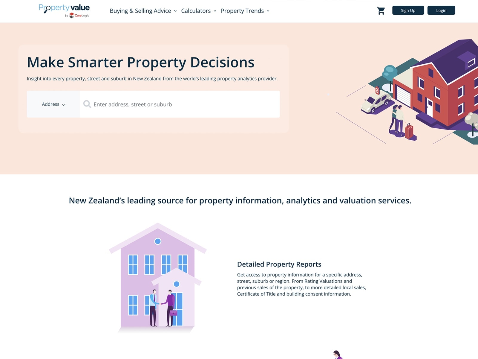 PropertyValue.co.nz website